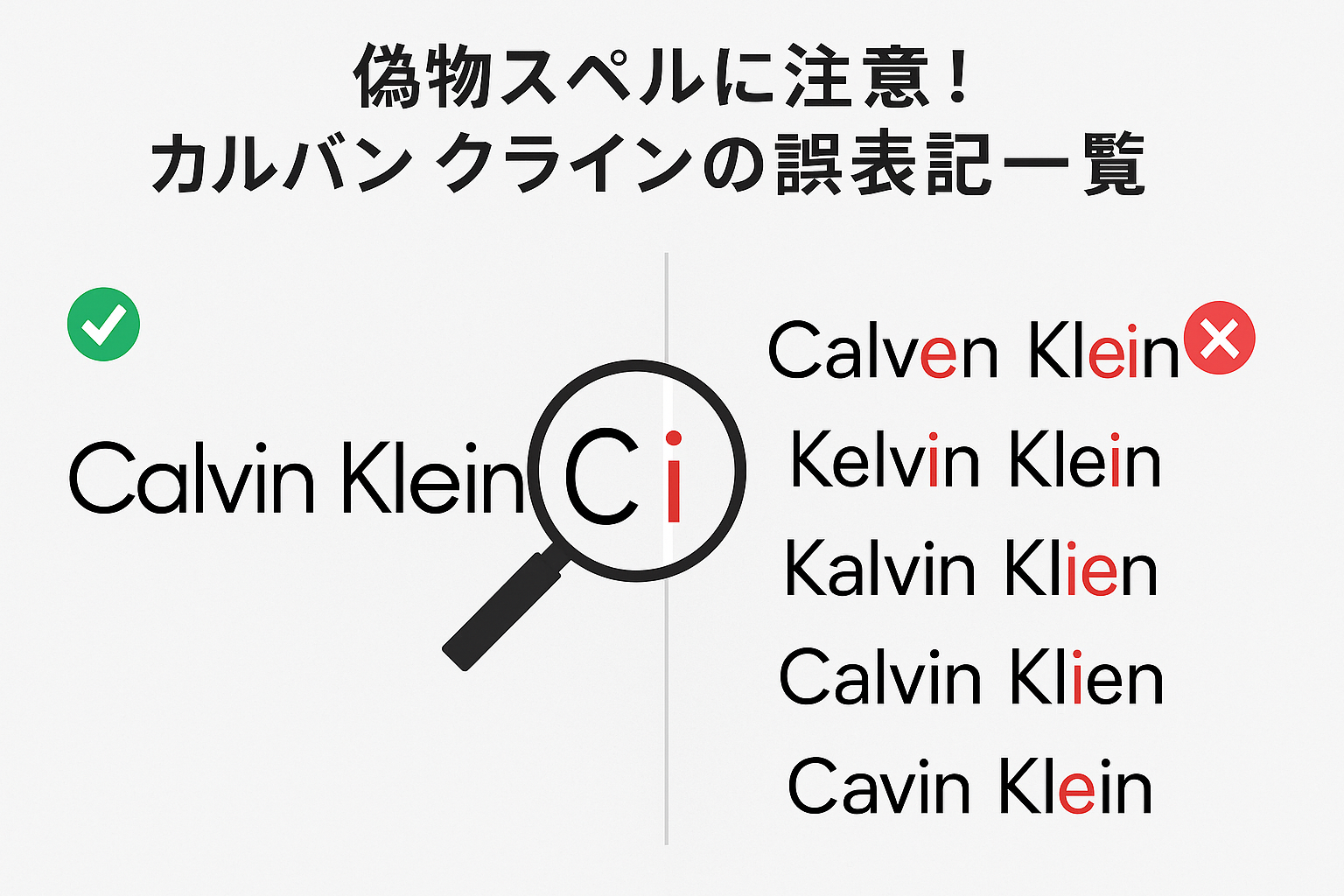 カルバンクラインの偽物スペルとは？よくあるミス表記集.png