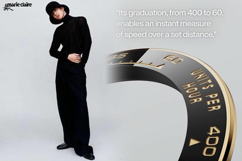 ロレックスは格調の高いものを作りたかったので、曜日表示機能を加えて特別な仕様にしました。