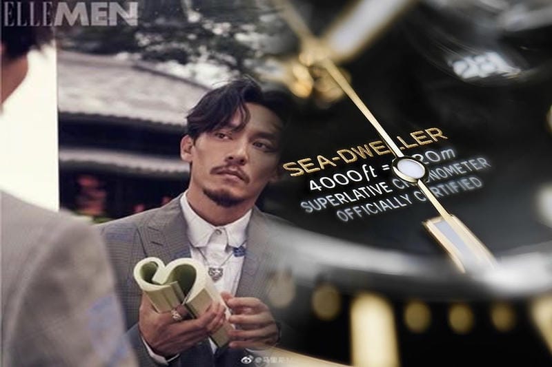 ロレックス、ヴィンテージウオッチを再現した腕時計 - コンビカラーのステンレス製ラウンドケース