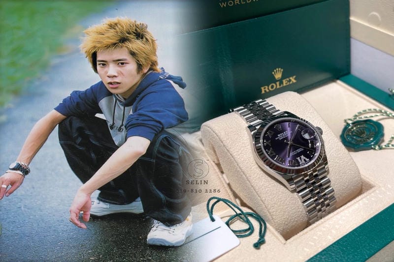 絶妙ブルーカラー！！ロレックス 金無垢青サブ 16618 美品のご紹介！