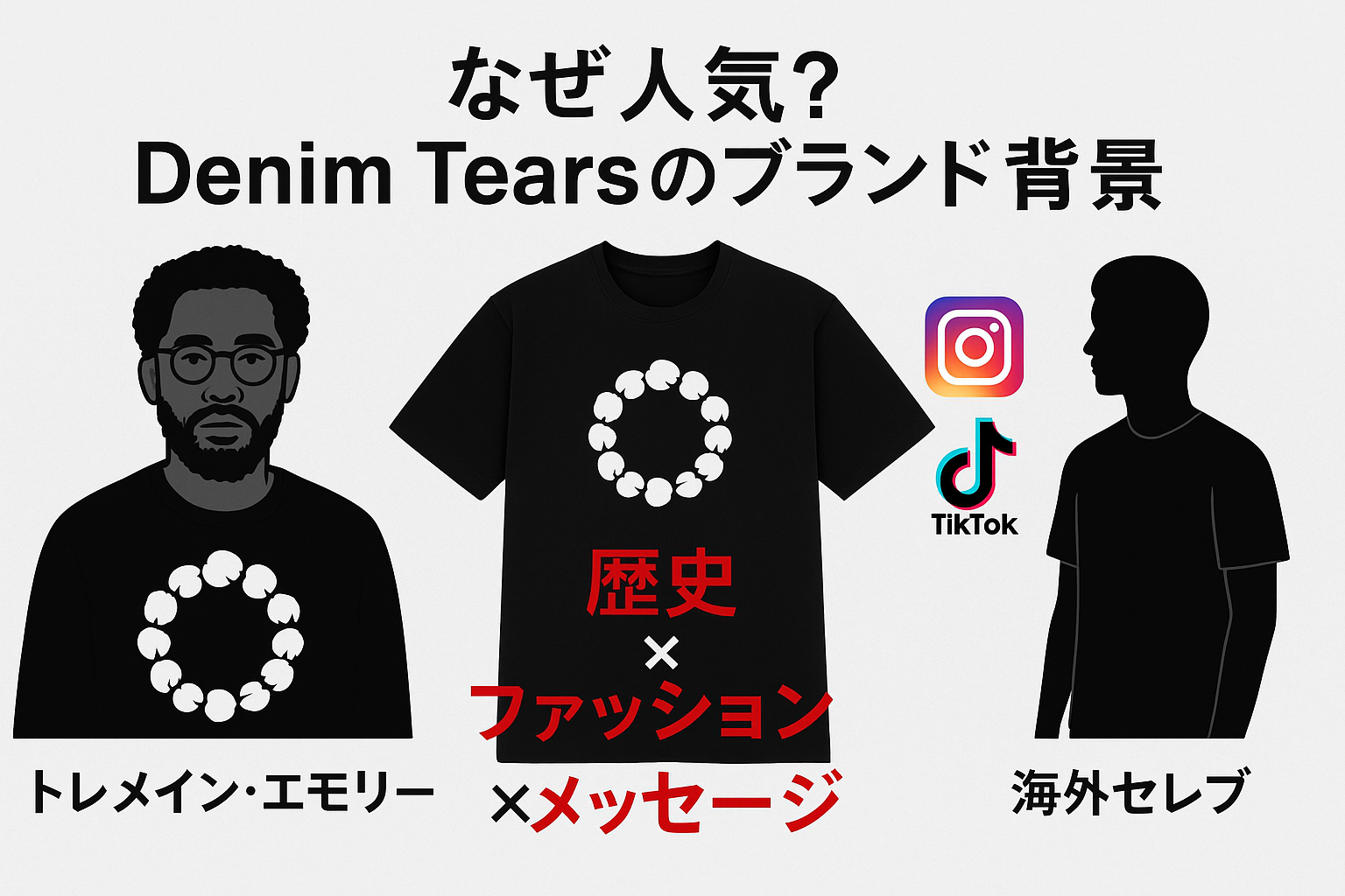 なぜデニムティアーズ tシャツは人気？ブランドの魅力と背景.png