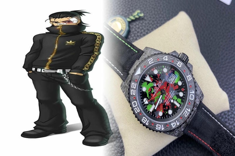 ロレックス 水色