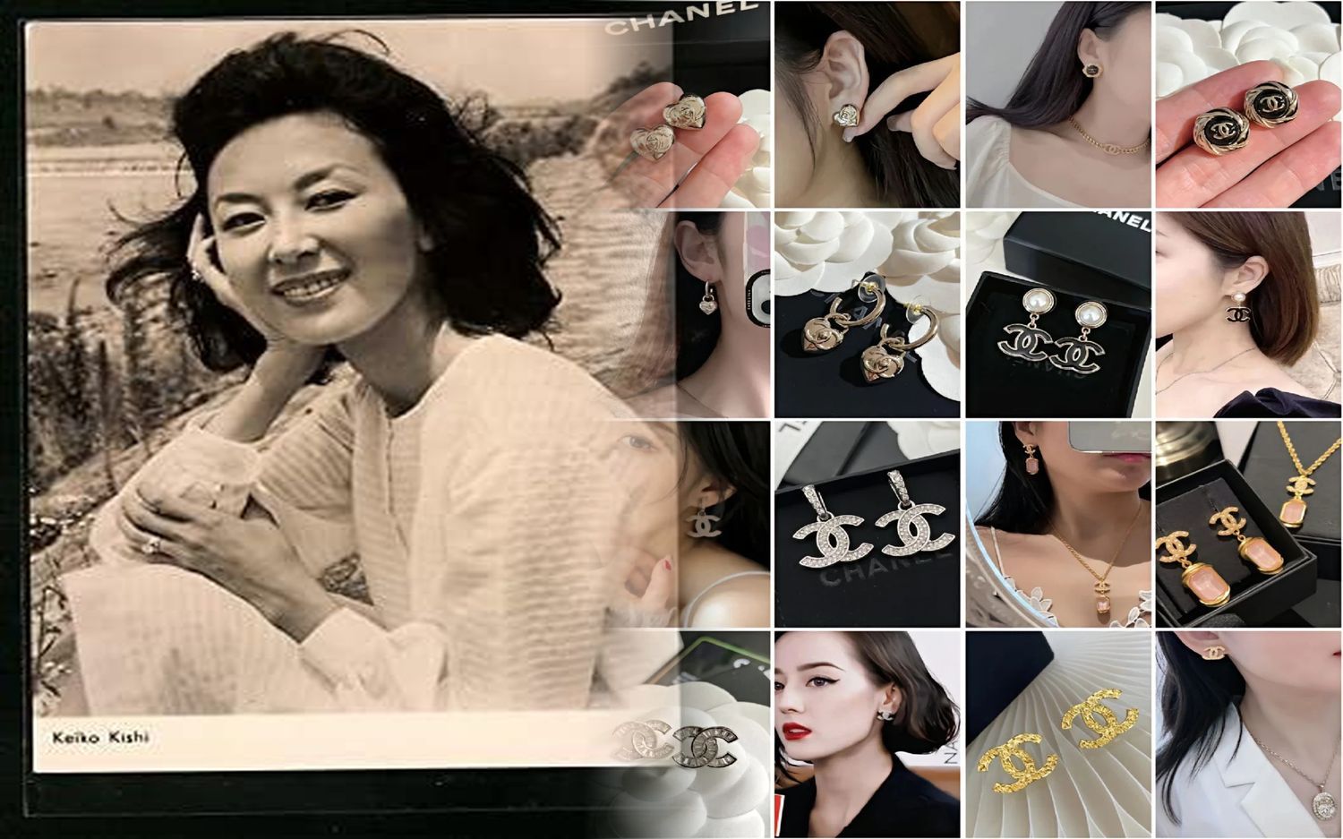 シャネル ダイヤ ピアス