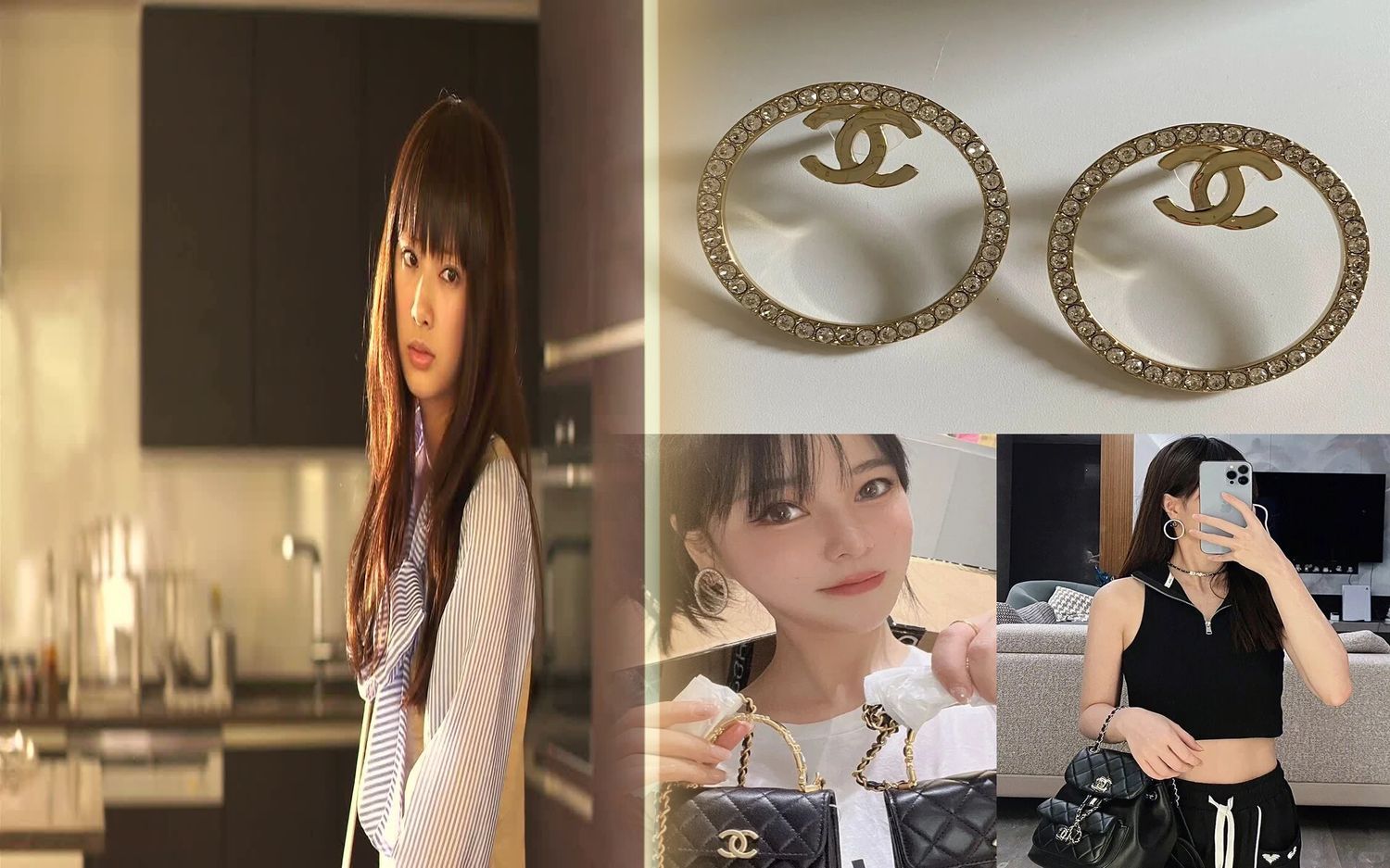 シャネル ピアス ロゴ