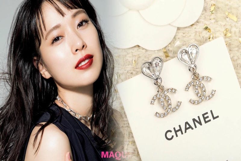 小松菜 奈 シャネル ピアス