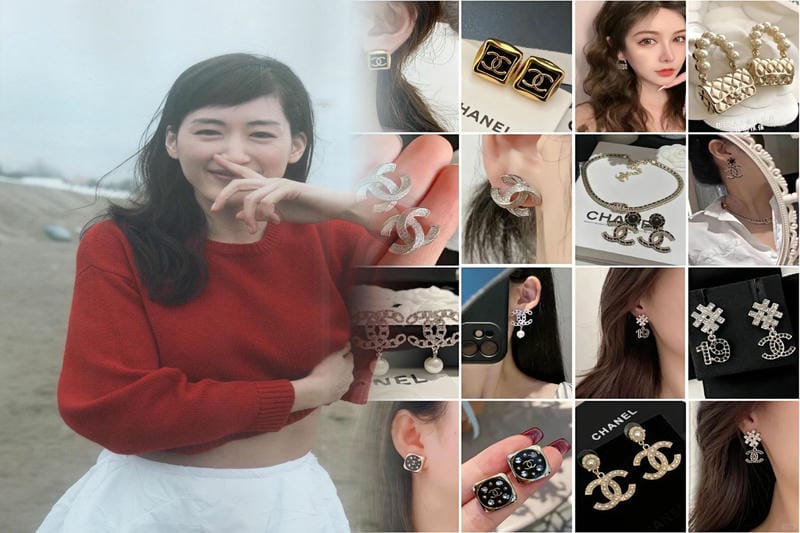 シャネル ピアス 着 画