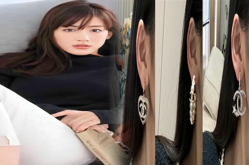 シャネル ピアス 揺れる