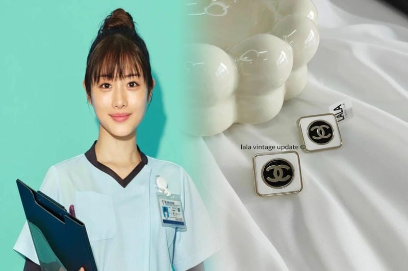 小松菜 奈 シャネル ピアス