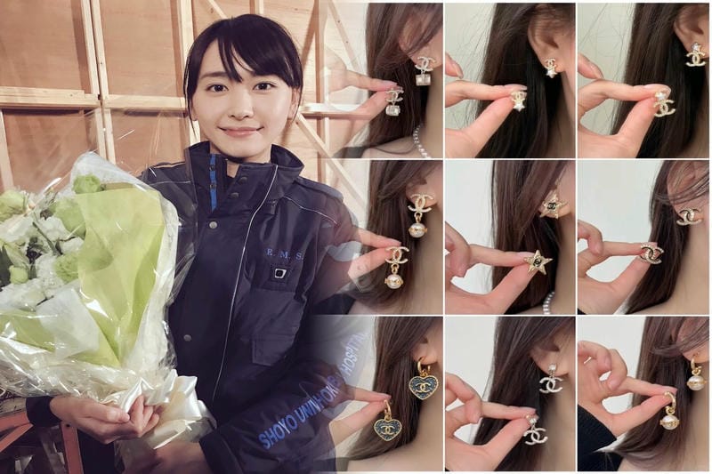 シャネル ピアス 着 画