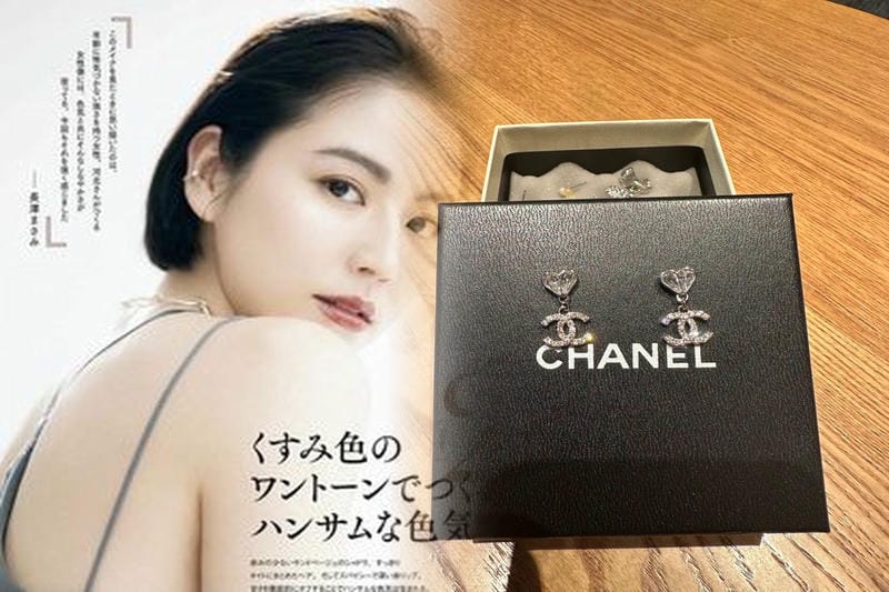 小松菜 奈 シャネル ピアス