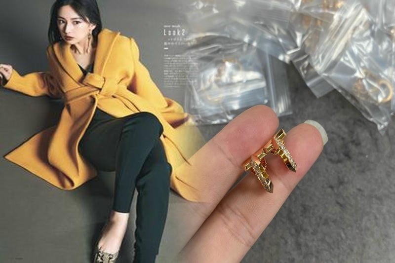 ティファニー ピアス ハート ゴールド