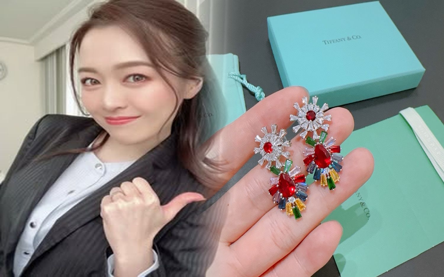 ティファニー バー ピアス