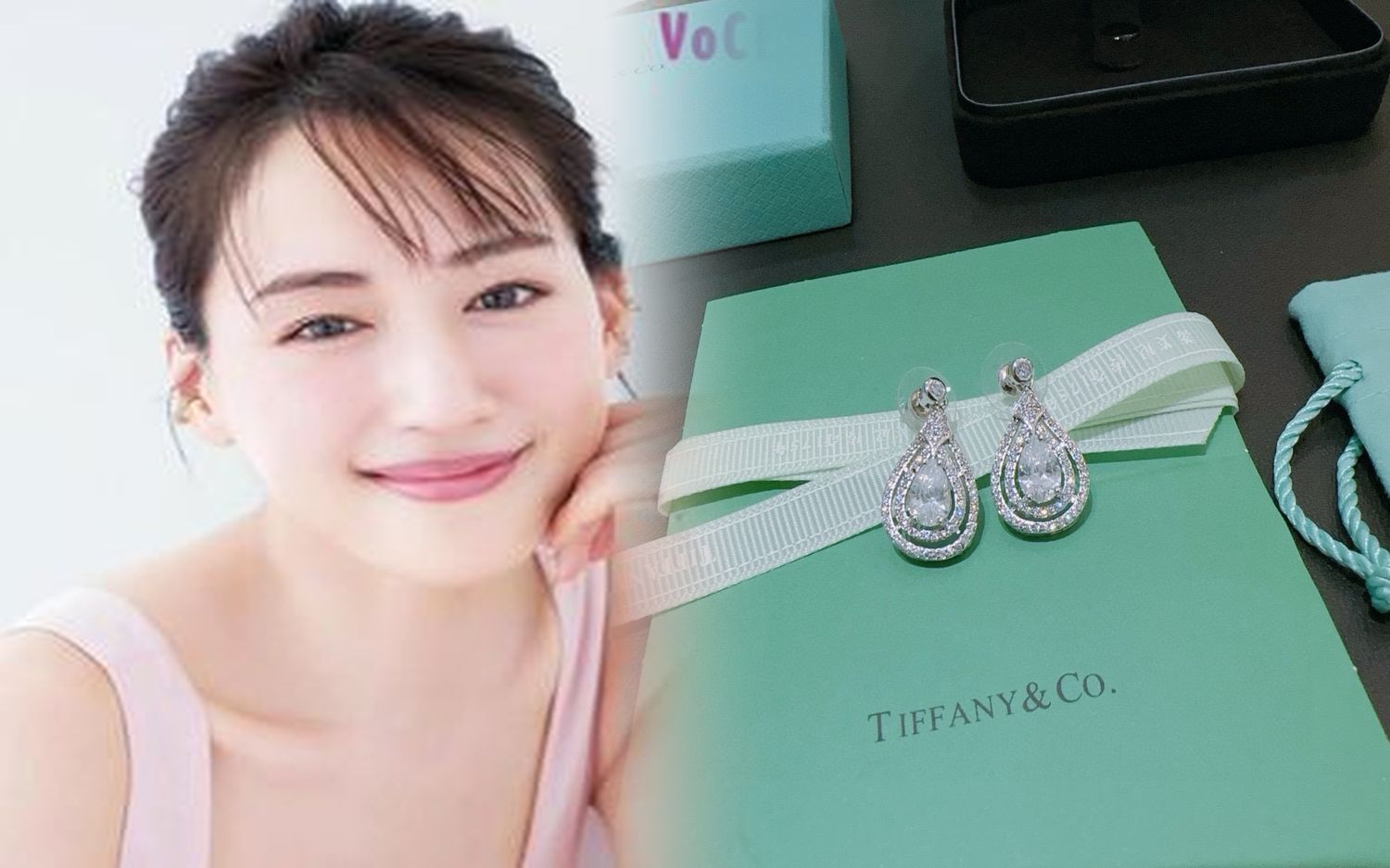 tiffany ダイヤ ピアス