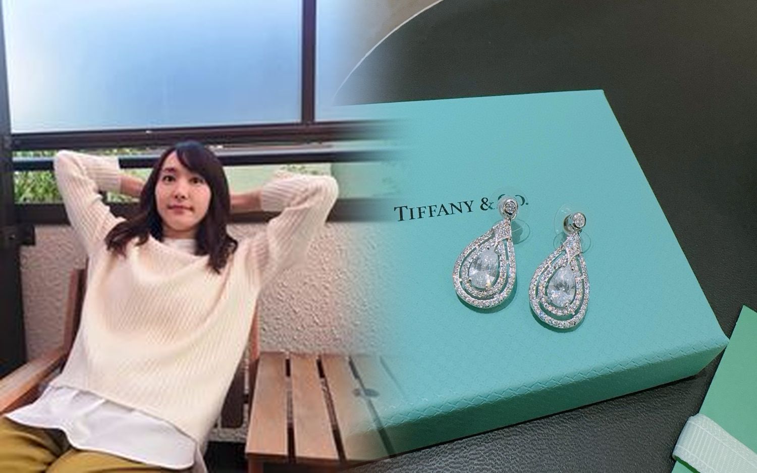 ティファニー ピアス 着用