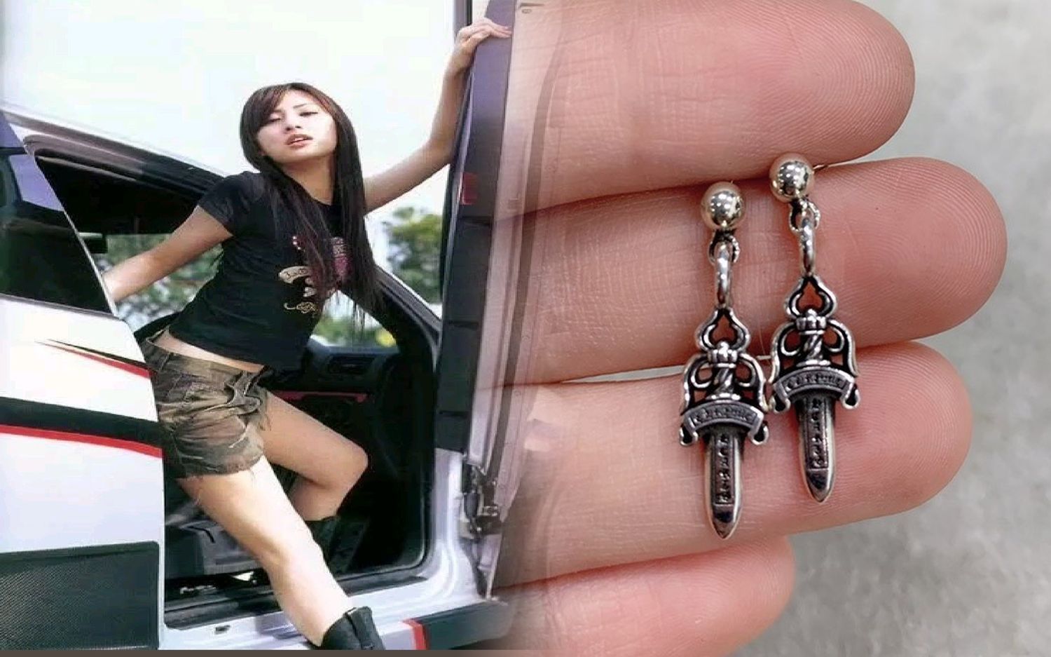 クロム ハーツ ベビー ファット 22k ピアス