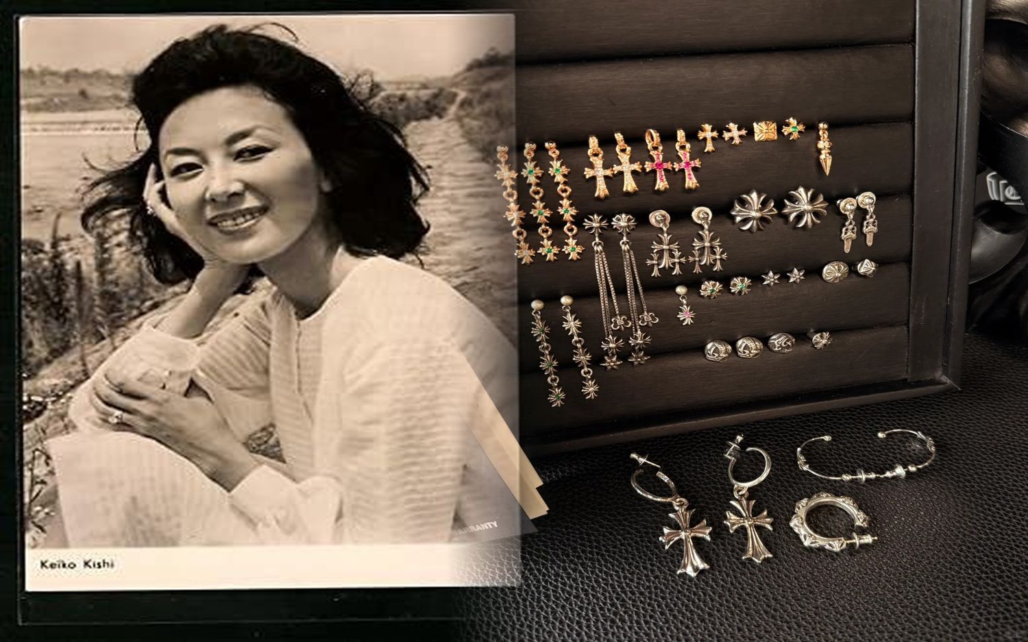 クロム ハーツ 22k ピアス 中古