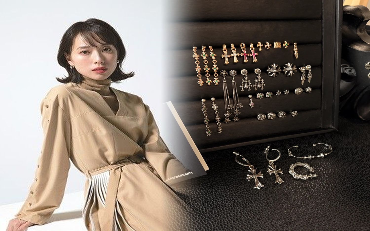 クロム ハーツ ダイヤ ピアス