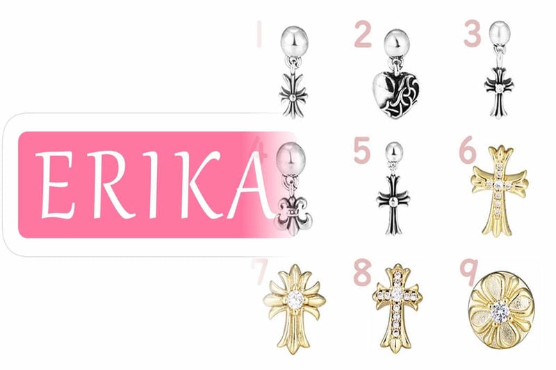 クロム ハーツ 風 ピアス クロス
