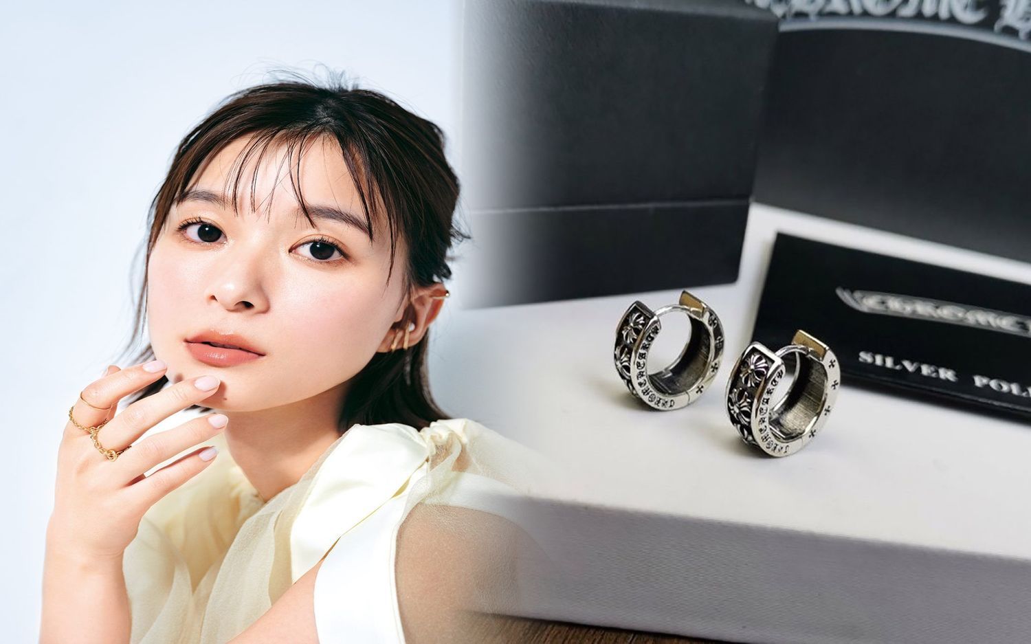 中間 淳太 ピアス クロム ハーツ