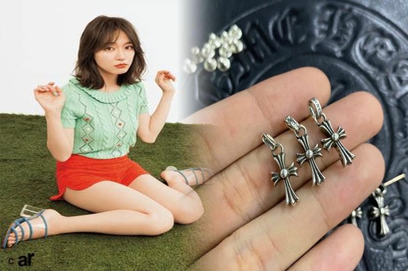 クロム ハーツ 風 フープ ピアス