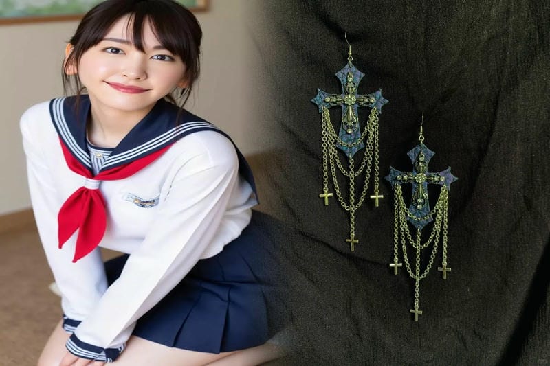 クロム ハーツ 風 フープ ピアス