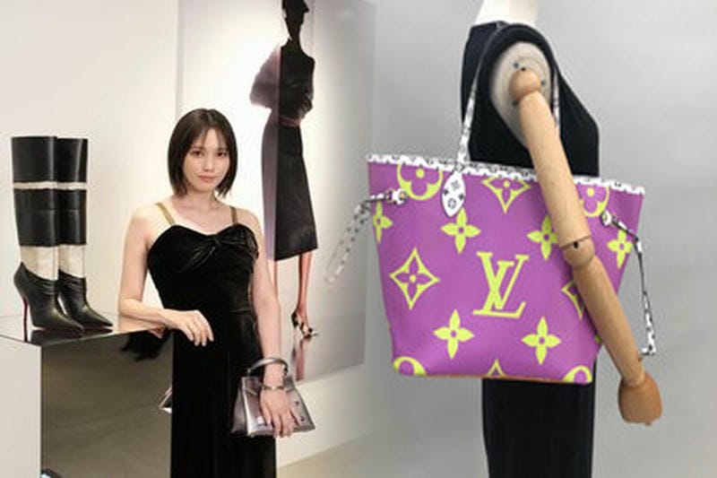 ヴィトン モノグラム 赤 バッグ