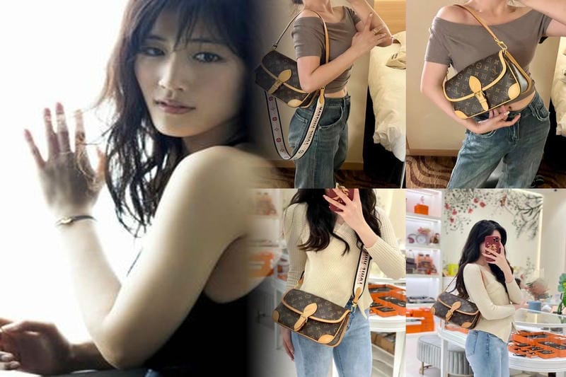 ルイ・ヴィトンの人気バッグが花瓶に！ 季節の花を飾って楽しんで。