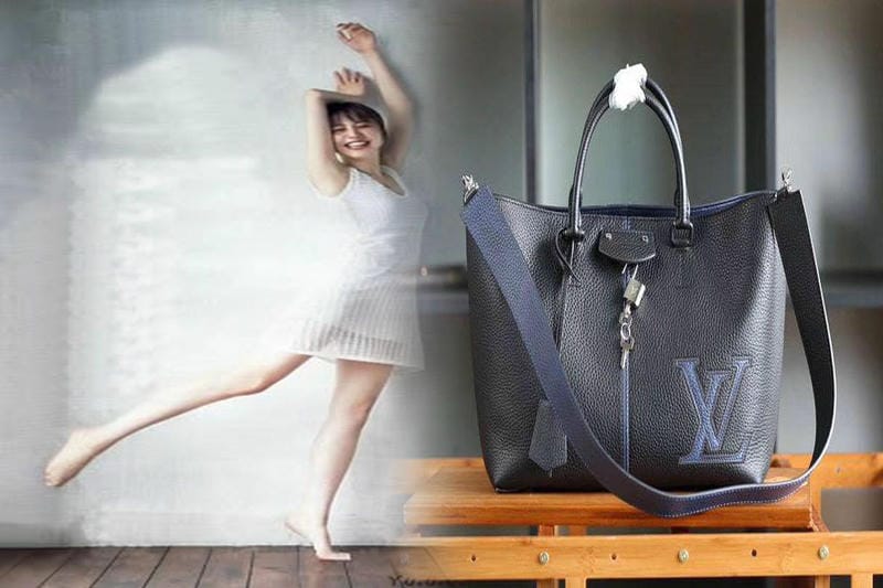 黒が際立つルイ・ヴィトンショルダーバッグ！シックなコーデ術
