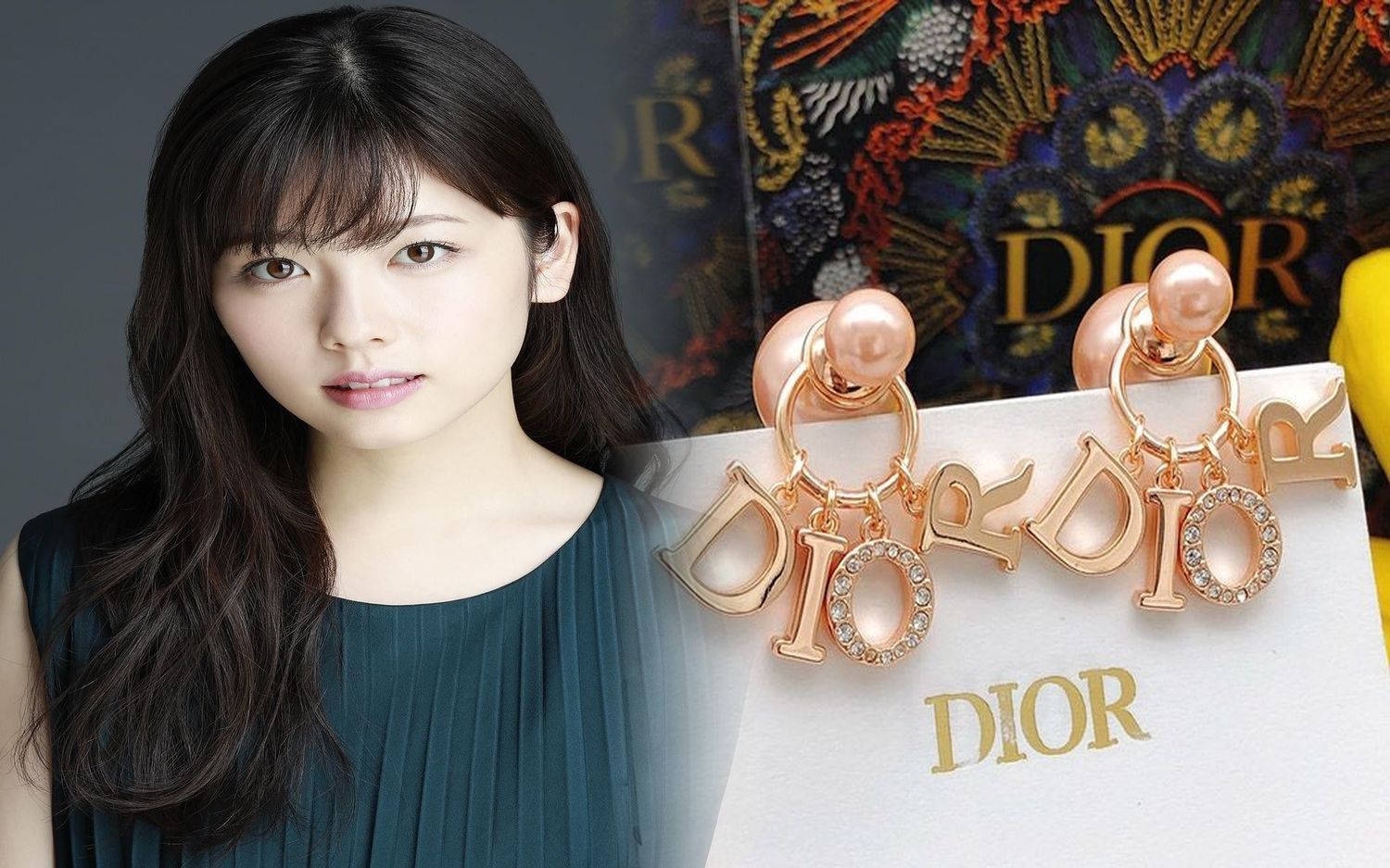 dior ピアス パール