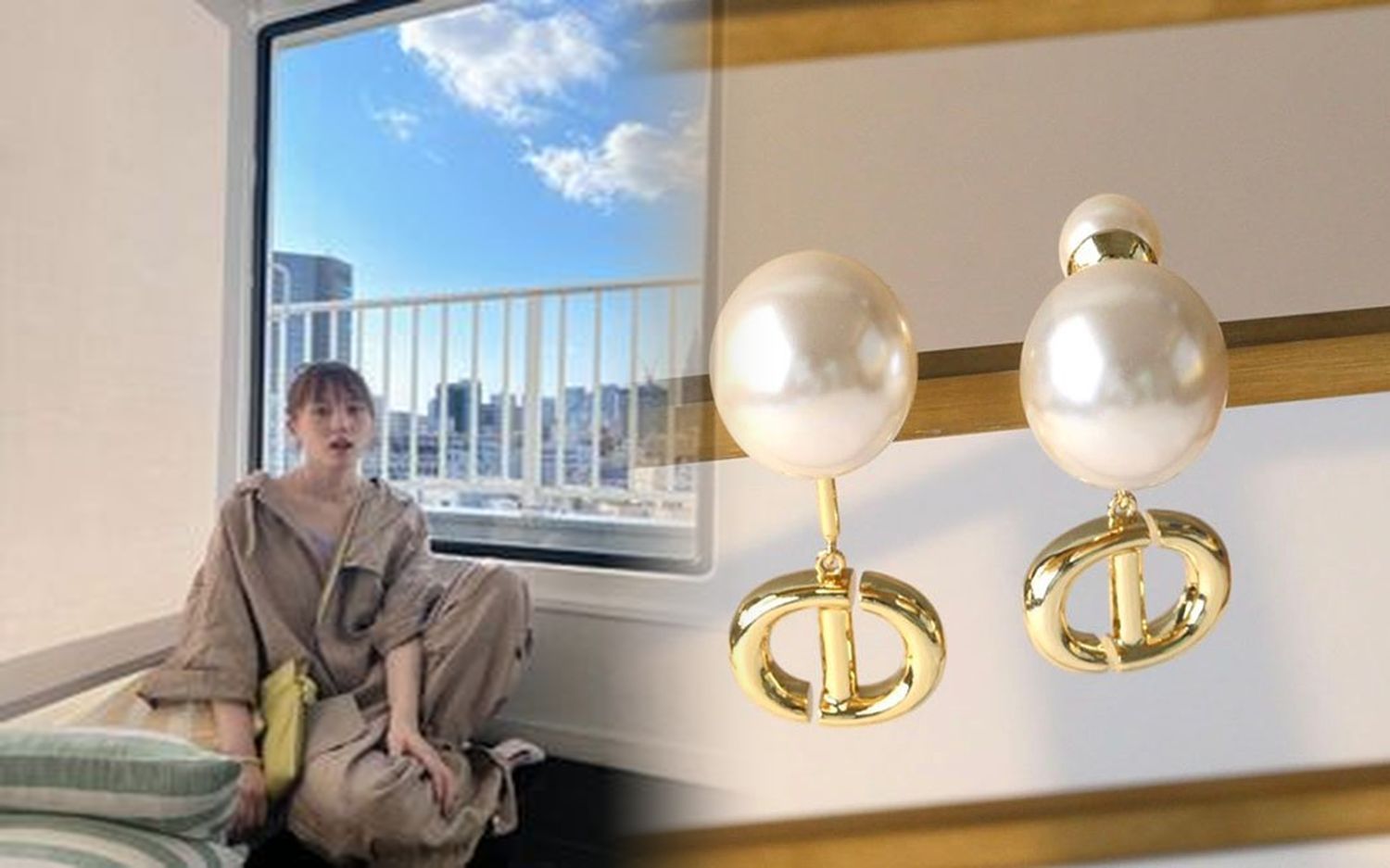 ピアス dior