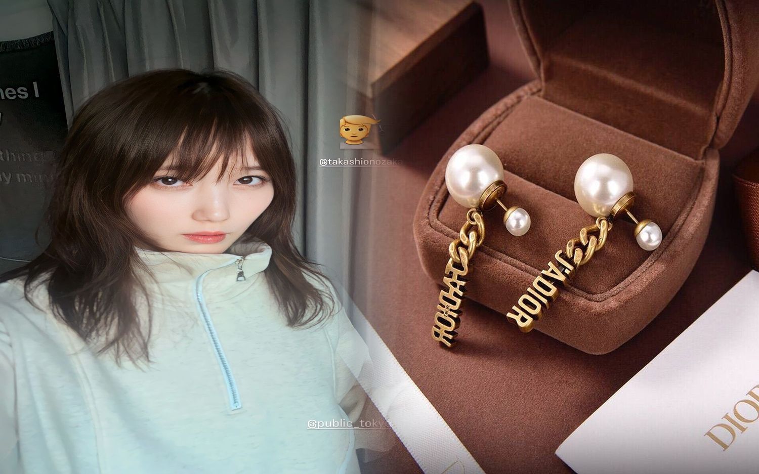 dior ピアス 星