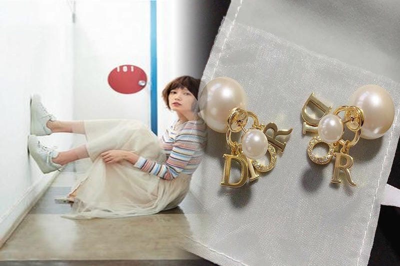 dior ピアス 中古