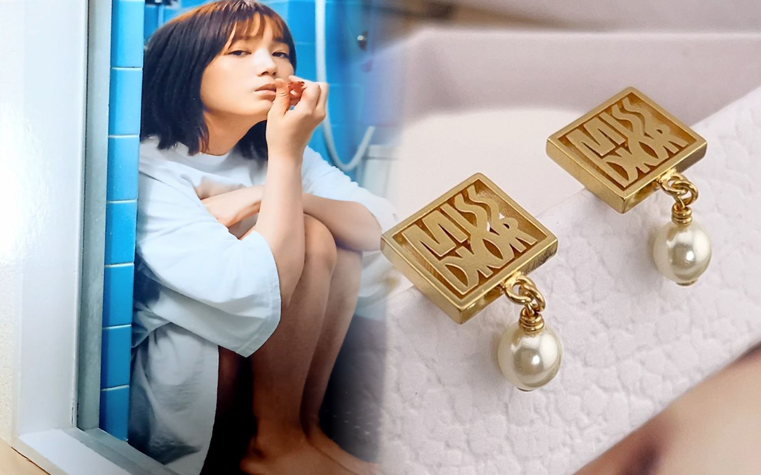 ピアス dior