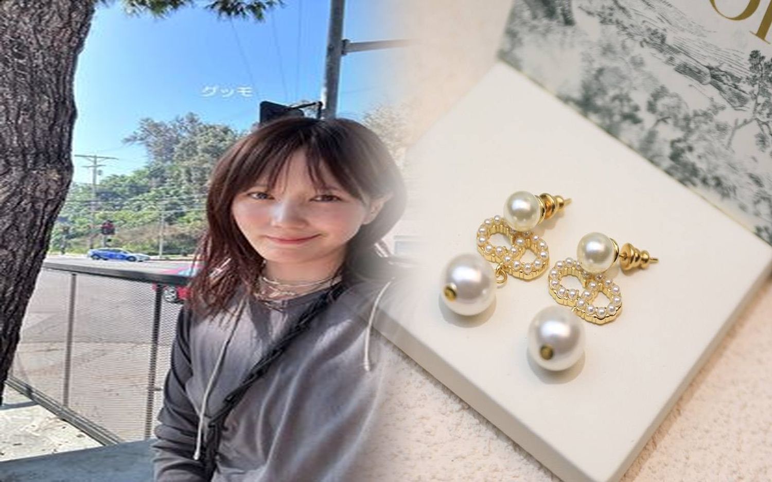 dior ピアス 星