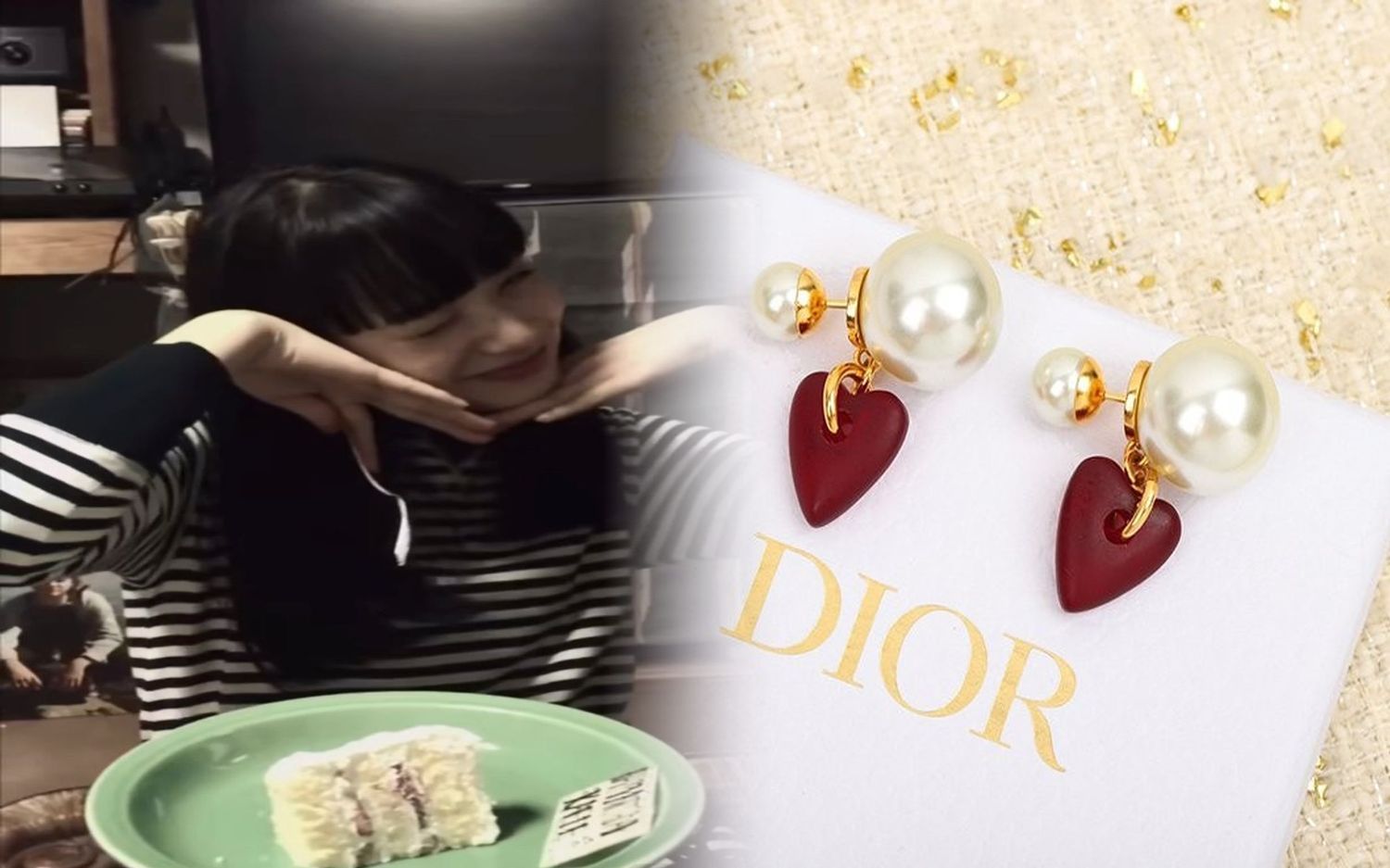 dior フープ ピアス
