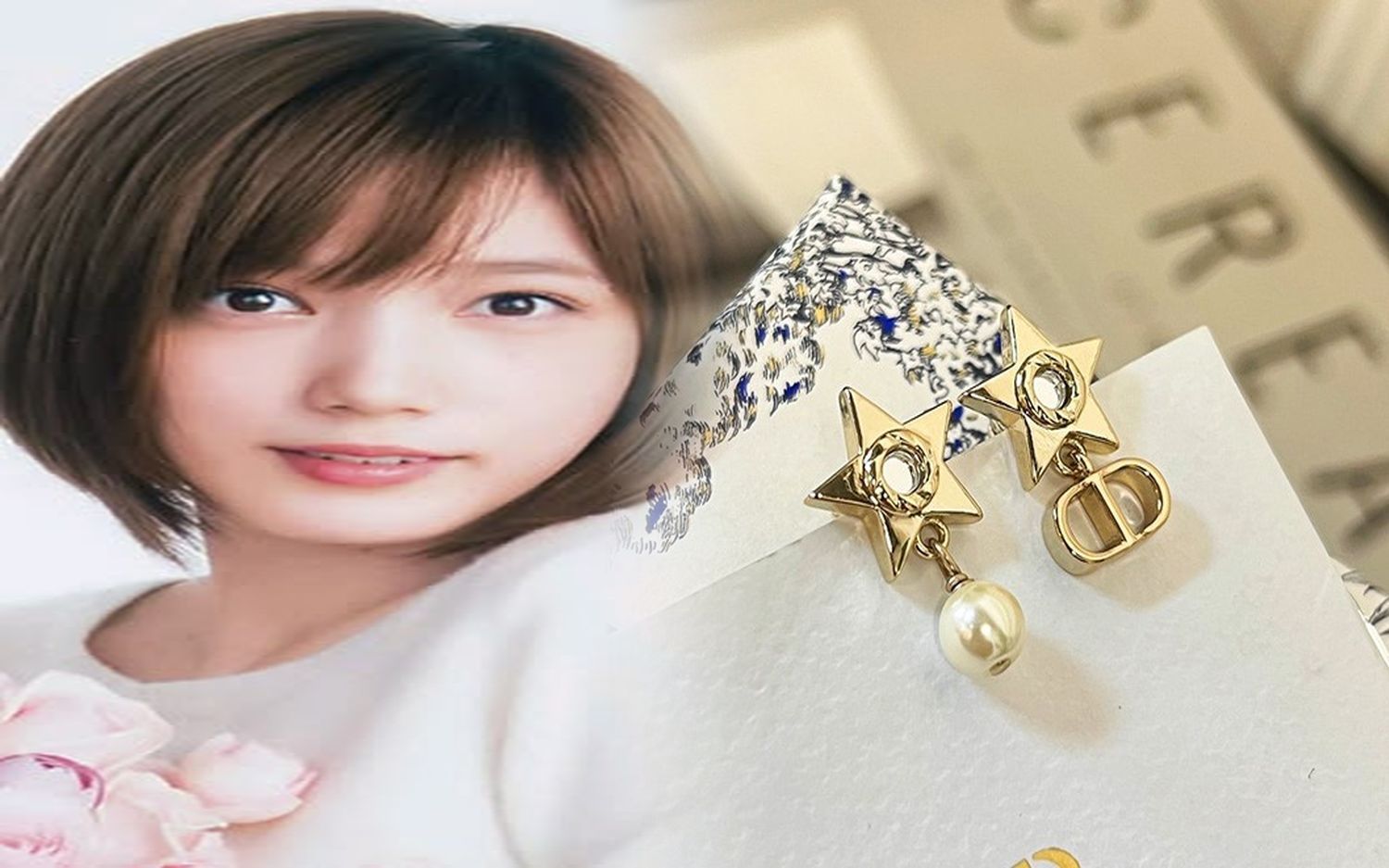 dior ピアス 星