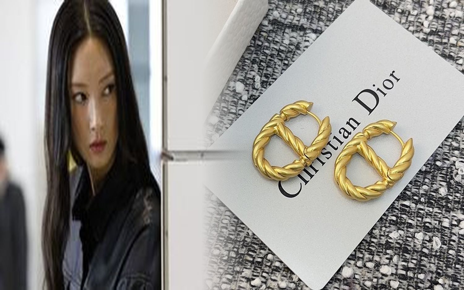 dior ピアス 星