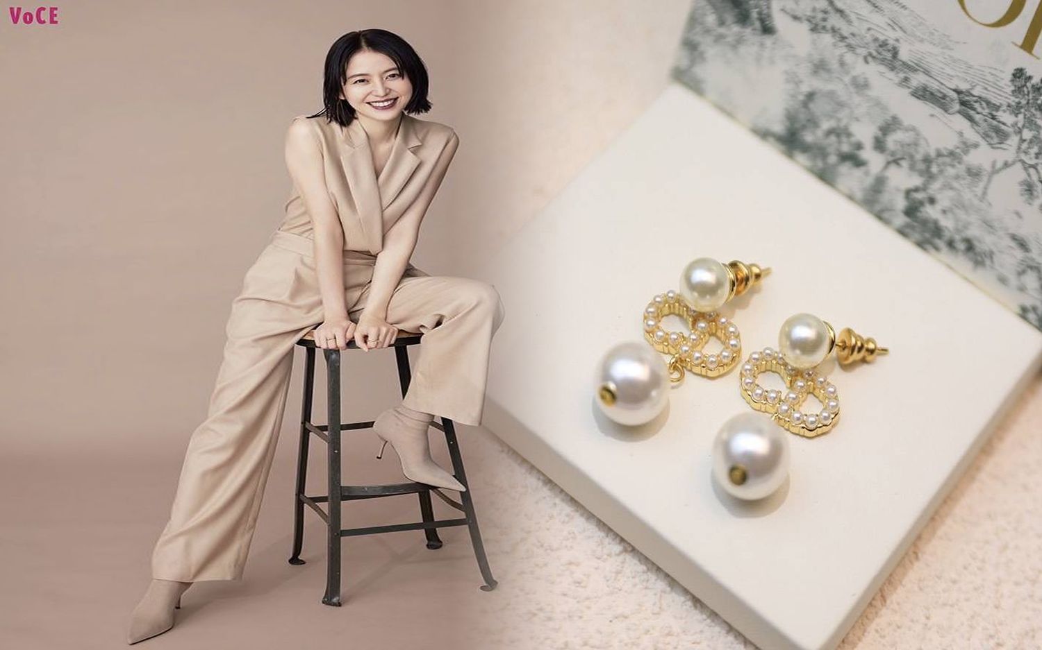 ピアス dior