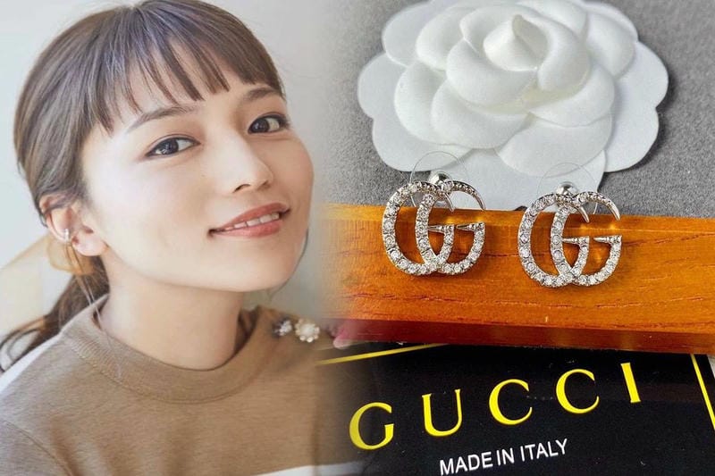 gucci フラワー ピアス