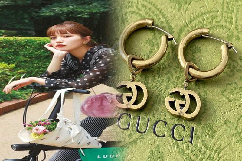 gucci 蜂 ピアス
