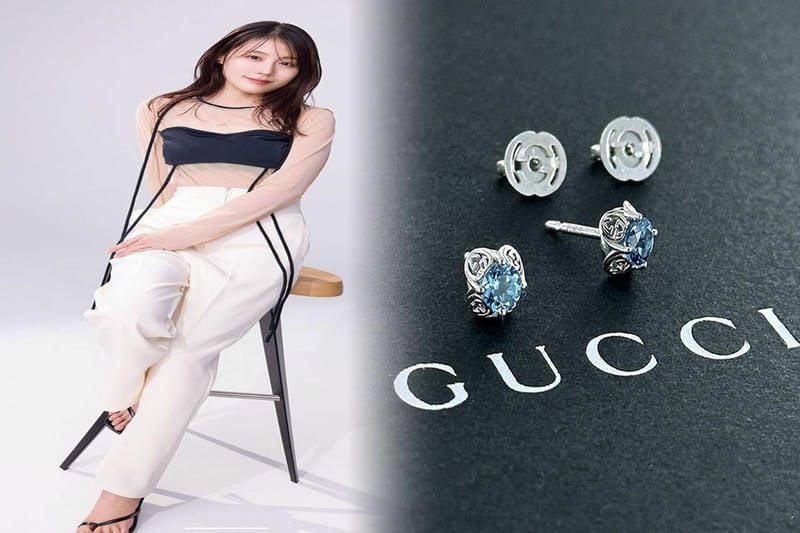 グッチ ピアス ゴールド