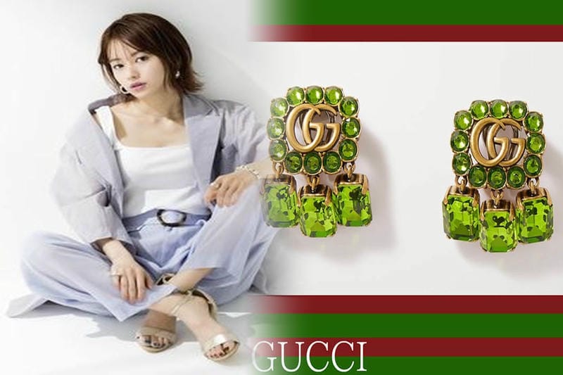 グッチ ピアス ゴールド