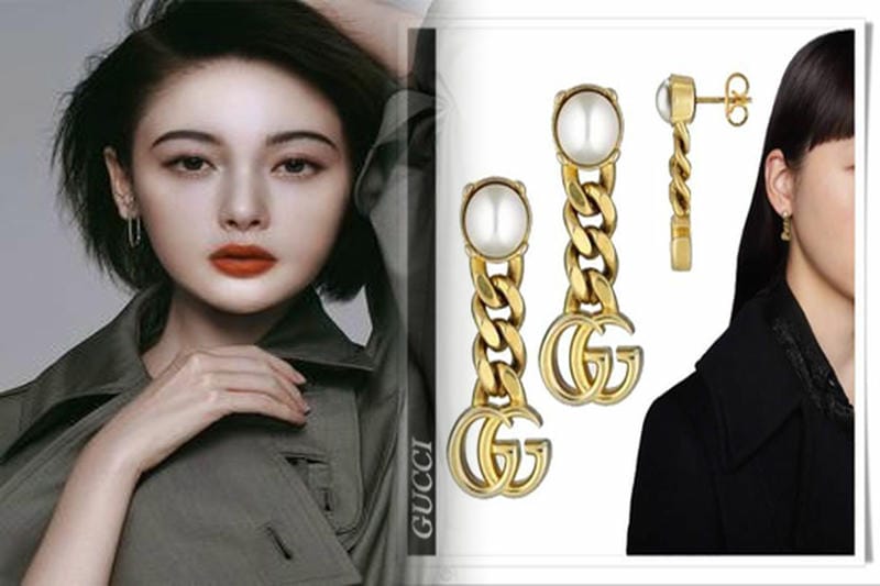 gucci フラワー ピアス