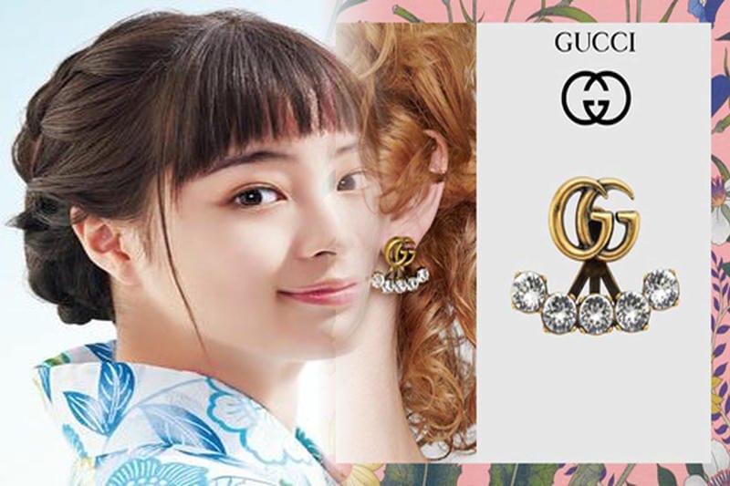 gucci インター ロッキング ピアス