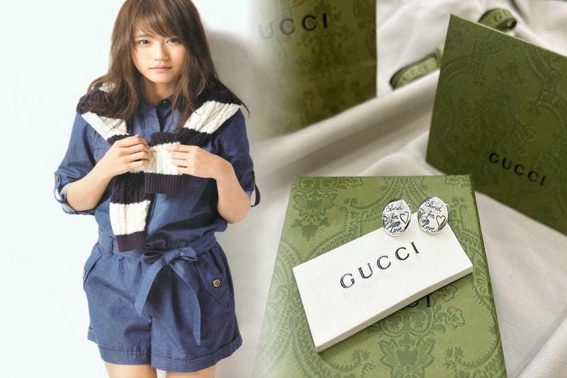 グッチ ピアス 片耳