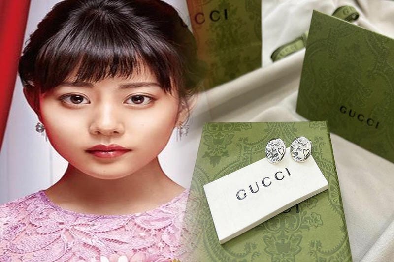 gucci フラワー ピアス