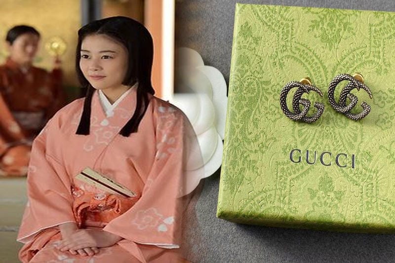 グッチ ピアス 蜂