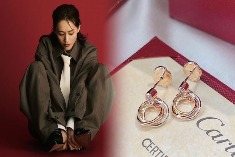 一 粒 ダイヤ ピアス カルティエ