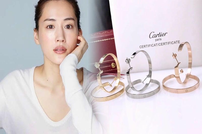 cartier トリニティ ピアス