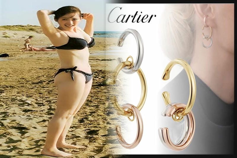 cartier トリニティ ピアス